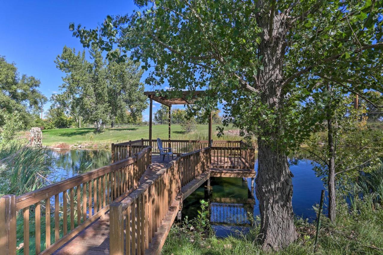 Rustic Spearfish Cabin On 12-Acre Trout Farm Exteriör bild